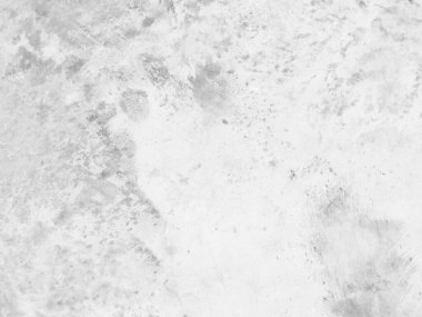 Eski gri beton duvarın dokusu. Ürününüz veya altyapınız için doğal çimento veya taş eski doku malzemesinin klasik beyaz arka planı.