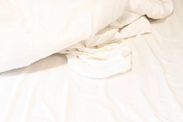 White satin sheets with a ripple - background image.