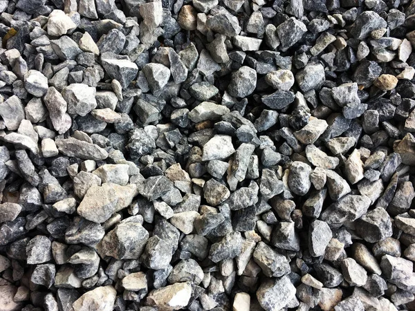 Textura Grava Pequeñas Piedras Pequeñas Rocas Guijarros Muchos Tonos Gris — Foto de Stock