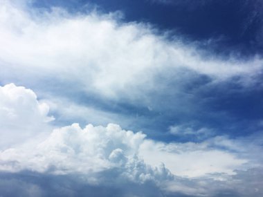 Metin için havada mavi zemin.