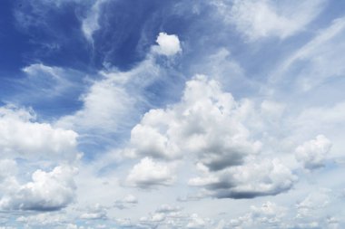 Bulut ve mavi gökyüzü hava doğa