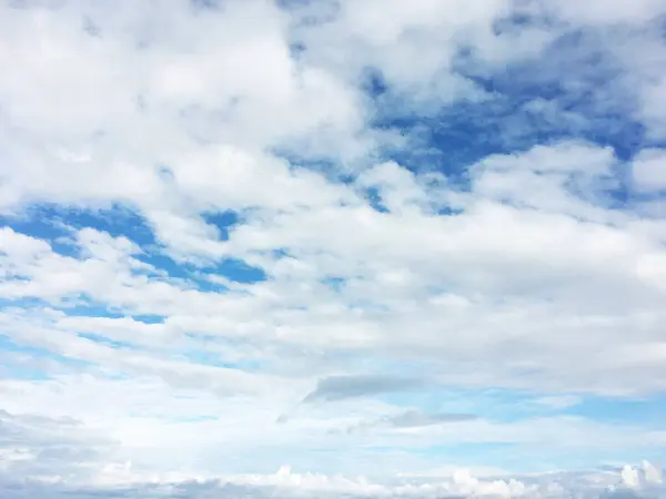 Nuage Avec Ciel Bleu Fond Naturel — Photo