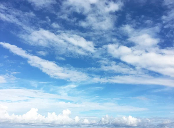 Nube Cielo Azul Textura Fondo —  Fotos de Stock