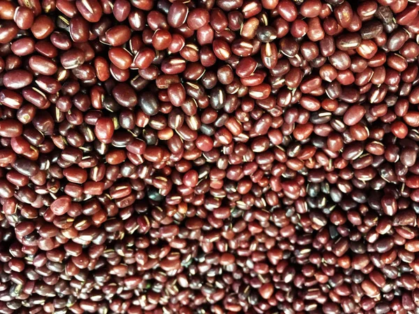 Trockene Kleine Rote Bohnen Als Hintergrund — Stockfoto