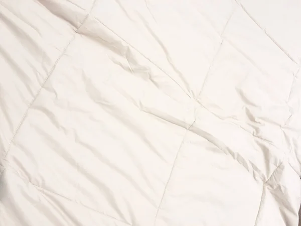 Морщинистое Одеяло Кровати Отеле Солнечным Светом Одеяле — стоковое фото