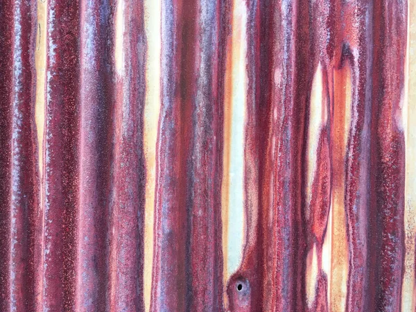 Verrostete Schmutzige Zerfall Zink Metall Textur Schäden Eisen Oberfläche Hintergrund — Stockfoto