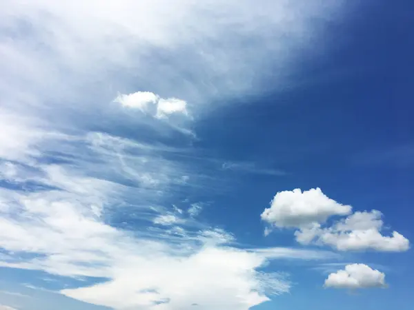 Natural Weather White Clouds — Stock Photo, Image