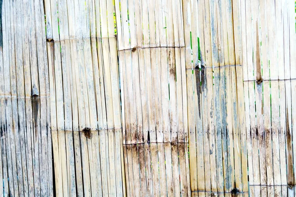 Viejo Fondo Pared Bambú Imagen de archivo