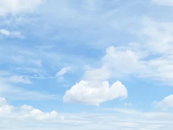Kon Blauwe Lucht Achtergrond Stockafbeelding