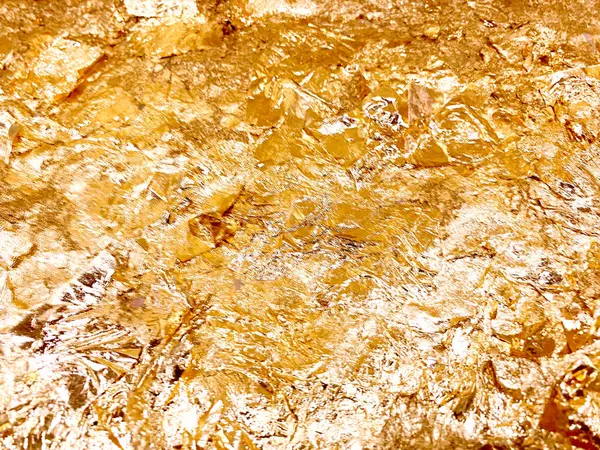 Textura Del Pan Oro Fondo Oro Imagen Buda Volver — Foto de Stock