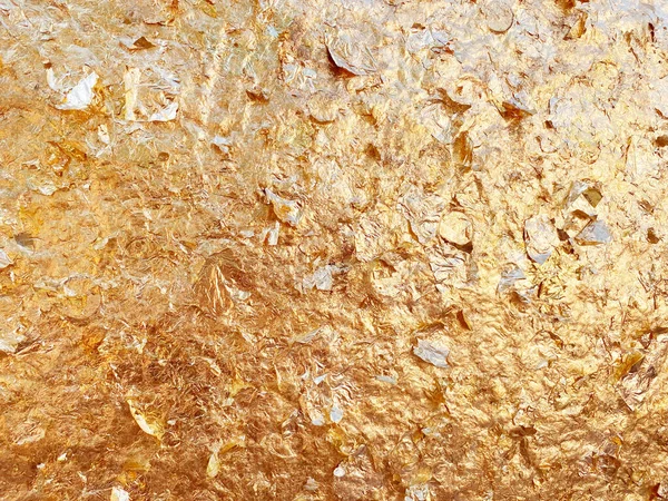 Textura Del Pan Oro Fondo Oro Imagen Buda Volver — Foto de Stock