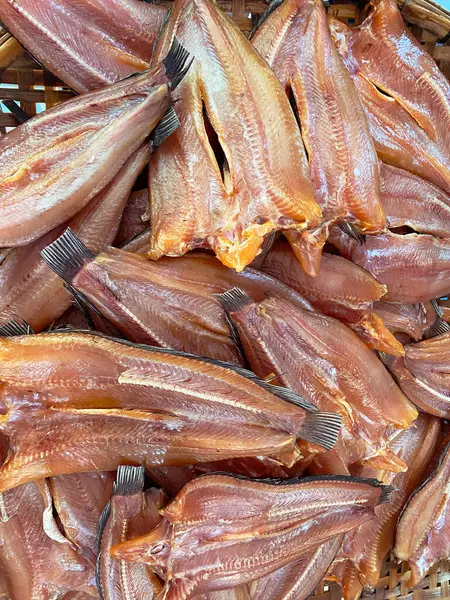Thai food, Sun-dried fresh catfish. Sun dried fish is a food preservation to keep for a long time.