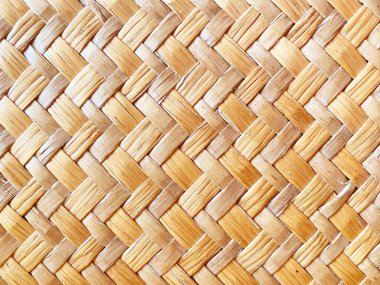 Tayland usulü bambu el işi dokusu arkaplanı.