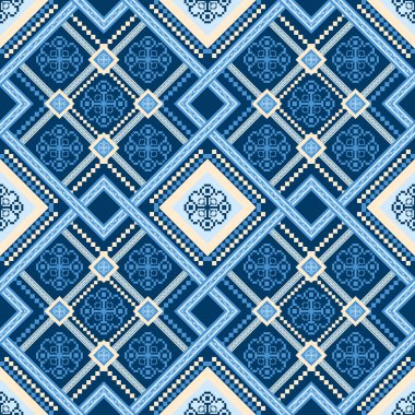 Floral pattern background. geometric style with small repeated shape. for decoration, fabric.