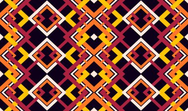 Geometric pattern including repeated shape. traditional style. for decoration.