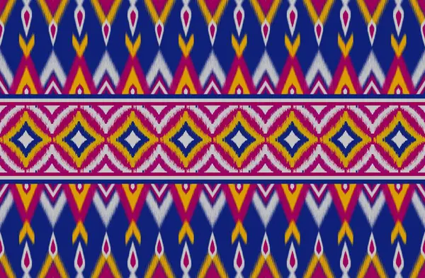 Geometric ikat pattern color background. textured line. for decoration, home decor, fabric, clothing. embroidery style.
