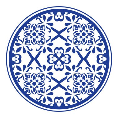 Floral design. round frame. botanical natural theme. for decoration, wallpaper, background, ceramic, fabric, tile. flower style.