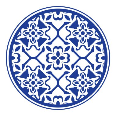 Floral design. round frame. botanical natural theme. for decoration, wallpaper, background, home decor, ceramic, fabric, tile. flower style.