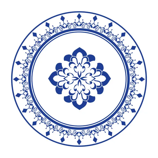 Çiçek tasarımı. yuvarlak çerçeve Botanik, doğal tema. Dekorasyon, duvar kağıdı, arka plan, ev dekorasyonu, seramik, kumaş, fayans için. çiçek biçimi.