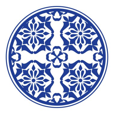 Çiçek tasarımı. yuvarlak çerçeve Botanik, doğal tema. Dekorasyon, duvar kağıdı, arka plan, ev dekorasyonu, seramik, kumaş, fayans için. çiçek biçimi.