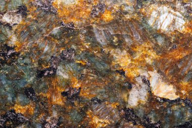 Koyu Siyah Granit Taşın Yüzeyinin Makro Görüntüsü Arkaplan İçin Doğal Dokuları Gösteriyor