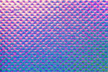 Soyut Arkaplan için Renkli Yansıtıcı Dokulu Yüzeyin Mikroskobik Yakın Çekimi