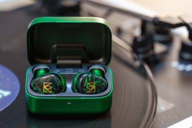 Noble FoKus Rex 5, 5 sürücü kulaklığı, kulaklık, şarj kutusu, bluetooth kablosuz ses müziği, ANC gürültü iptal