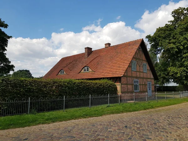 Historisch Huis Mecklenburg Vorpommern Duitsland — Stockfoto