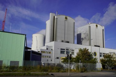 Ekim 2023 'te Hanover-Stcken' de kömürle çalışan ısıtma santrali..