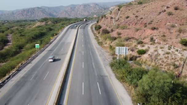 Автомагістраль Лахор Ісламабад Сполучною Ланкою Економічного Коридору Китаю Пакистану — стокове відео