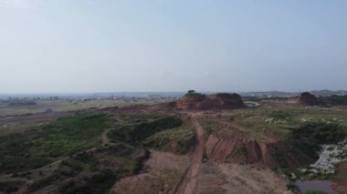 Pakistan 'da sadece ağaç manzaralı 4k yükseklik