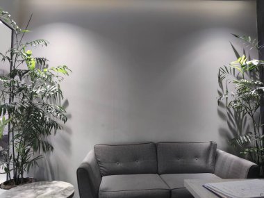 Ofis Arkası. Bir kanepe yak.