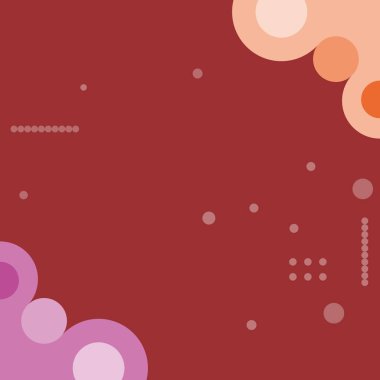 soyut renkli çember arka planı, modaya uygun sosyal medya gönderme şablonu, tırnak işareti tasarımı