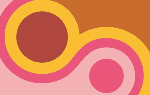 Mooie Trendy Template Kleurrijke Cirkels Achtergrond Behang — Stockfoto