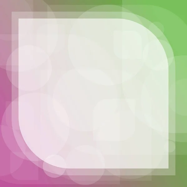 Mooie Trendy Gradiënt Social Media Template Elegante Kleurrijke Cirkels Achtergrond — Stockfoto