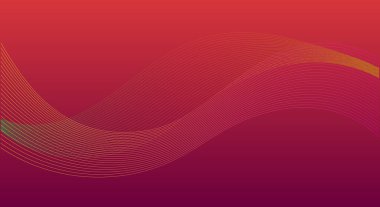 Zarif Lineart Gradyan Arkaplan Şablon Duvar Kağıdı