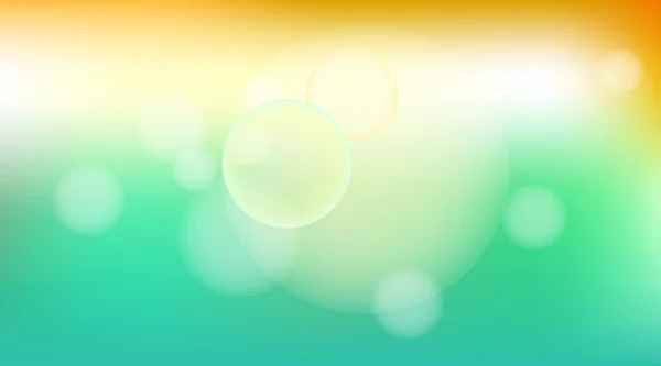Moderne Abstrait Coloré Flou Circulaire Bokeh Lumière Fond — Image vectorielle