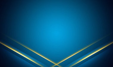 mavi ve altın çizgi soyut arkaplan.