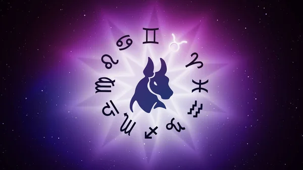Taurus Horoskop Astrologi Stjärntecken — Stockfoto