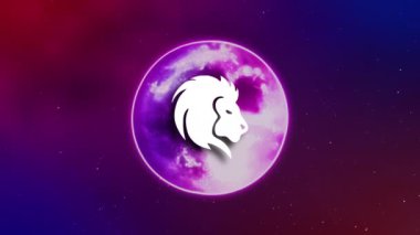 Kozmik arkaplana sahip Terazi takımyıldızı işareti