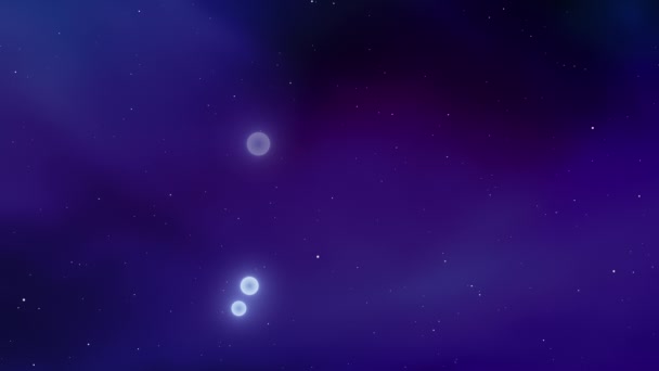 Constellation Sign Libra Cosmic Background Stock Video