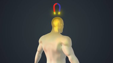 Mıknatıs tedavisi tıbbi konsepti