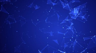 Çizgiler ve noktalar ile pleksus bağlantı kavramı