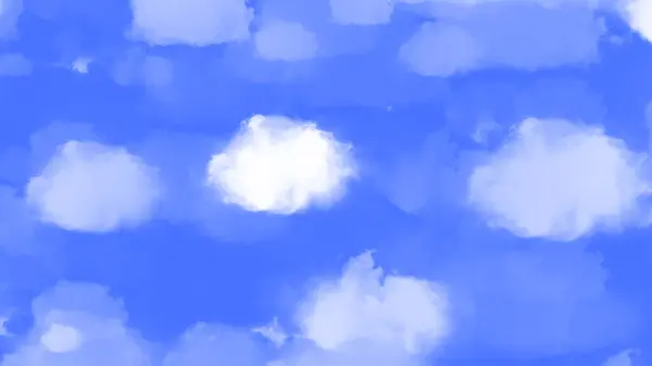 Рухомі Хмари Блакитному Небі Ліцензійні Стокові Фото