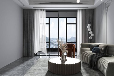 Ev dekorasyonu Zevkleri Pencere Görünümü Ekleme Oturma Odası Tasarımınıza Kişisel Dokunuşlar