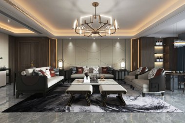 Şık bir yaşam tarzı ve modaya uygun mobilya tahsisi için oturma odası dekorasyonu fikirleri