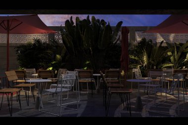 Restoran İç Tasarımı 'nda Gıda ve Doğayı Birleştiren Görsel Zevkler Oluşturuluyor