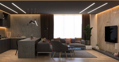 Modern mutfak mobilyalarınız için Renk Seçme Arkaplanı