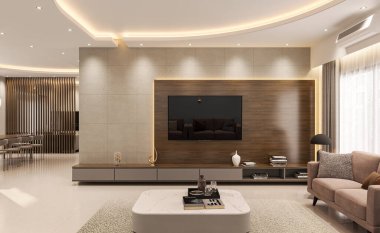 Oturma odanıza Modern İnşaat Şık ve İşlevsel Depo