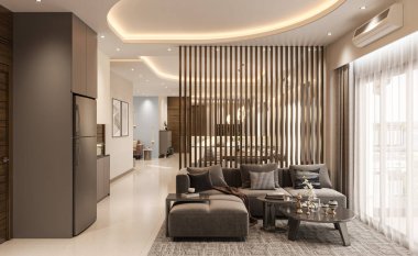 Moda Pencereleri Oturma Odanız için Doğru Kapağı Seçiyor